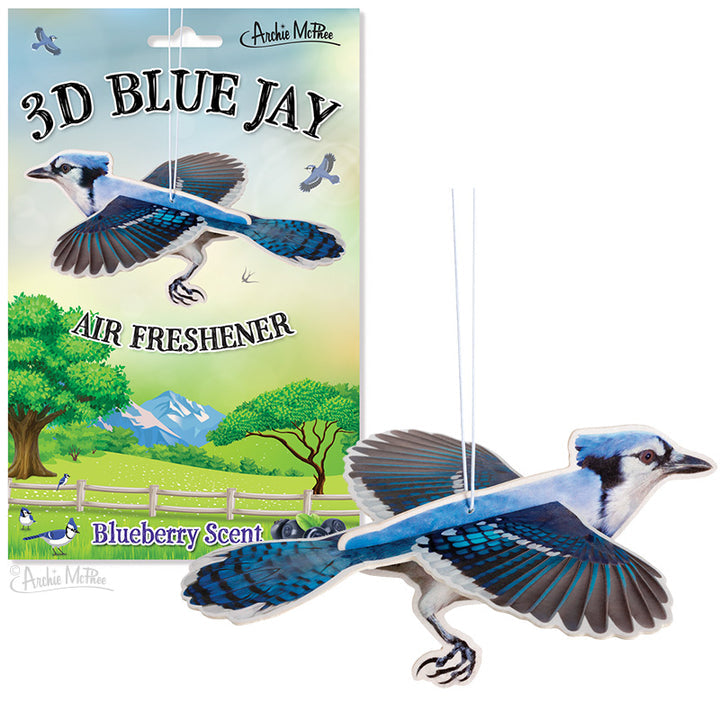 3D Blue Jay Air Freshener