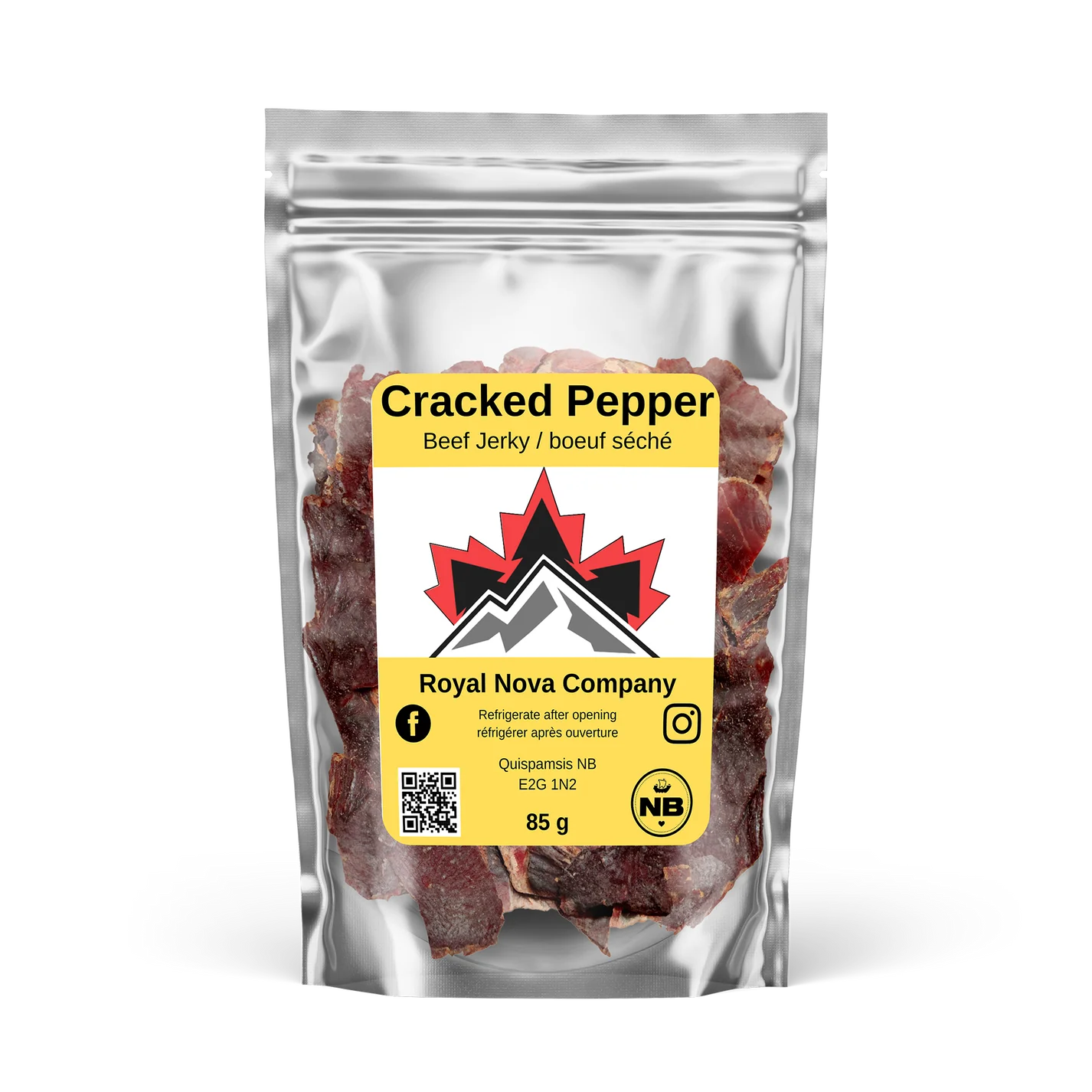 Cracked Pepper Beef Jerky - Royal Nova