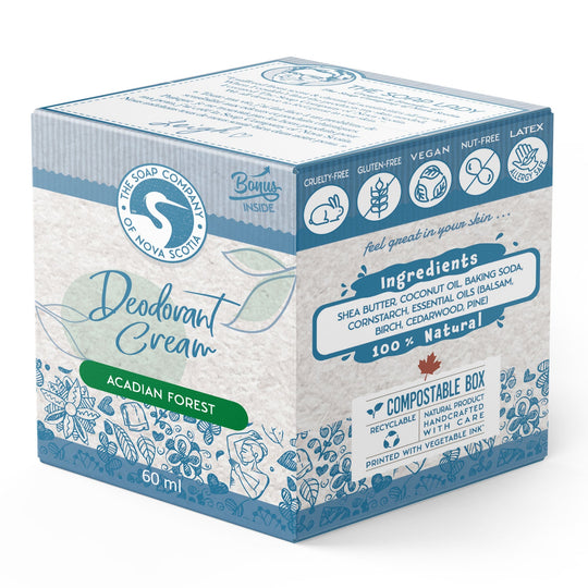 Deodorant Cream - The Soap Company of Nova Scotia