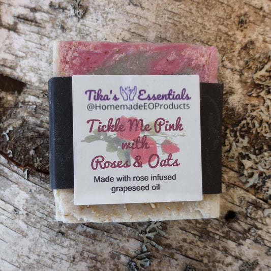 Tickle me Pink with Rose and Oats Soap