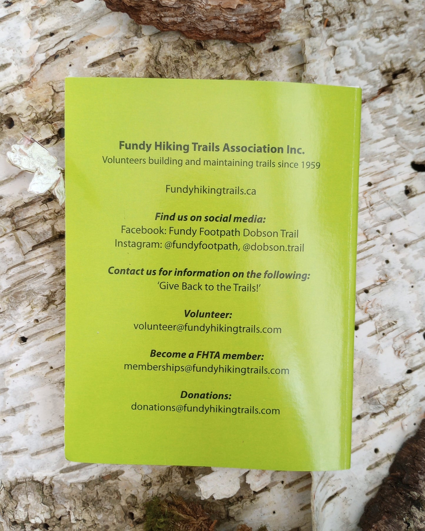 Fundy Footpath Hiker's Guide Book