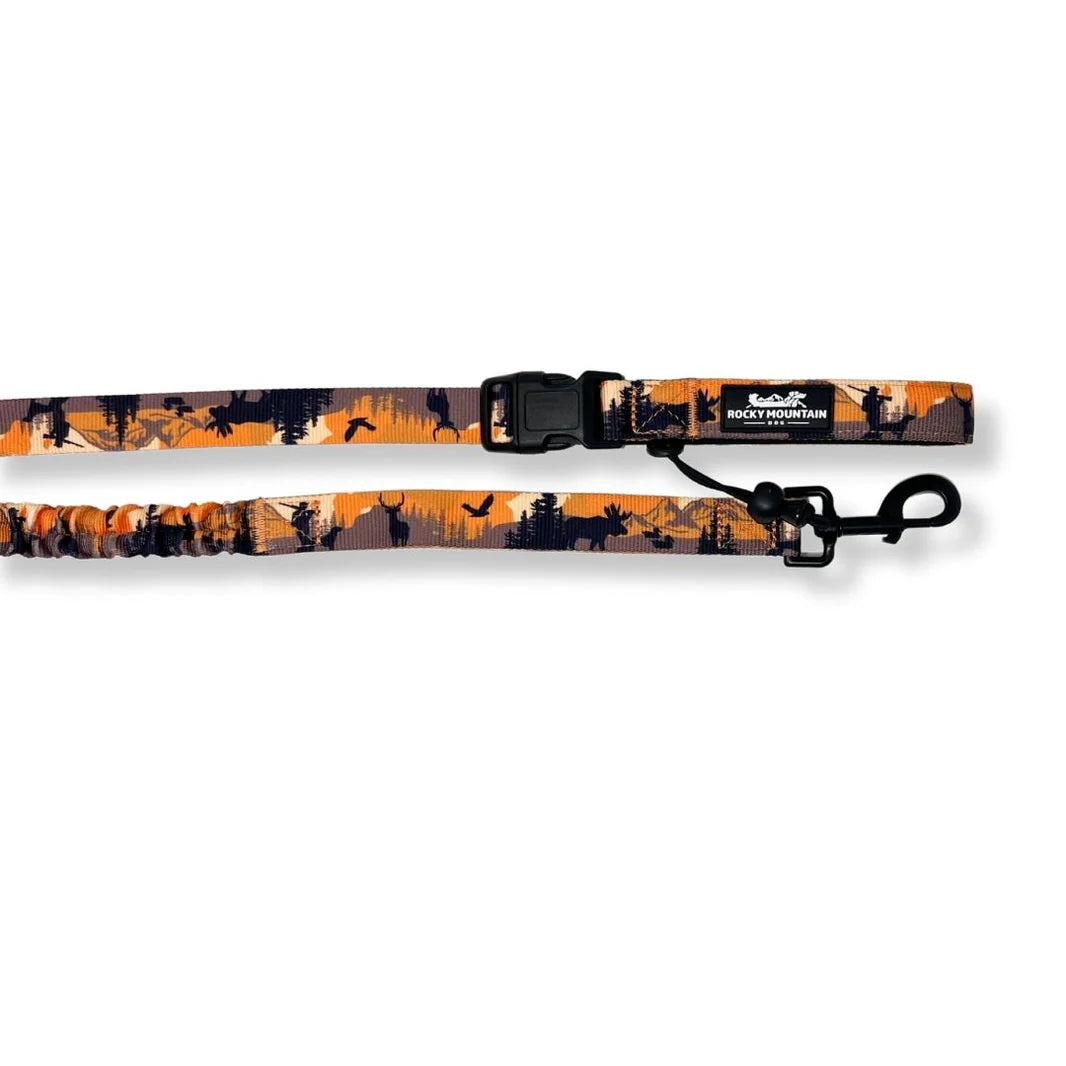 Ranger All-Mountain Dog Leash -  Orange Camo - Rocky Mountain