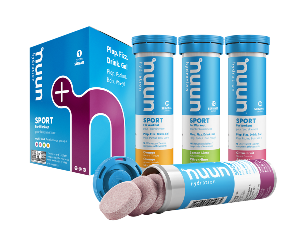 Nuun Sport Mix - Mixed Citrus Berry Pack