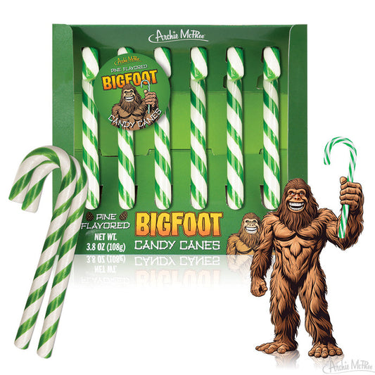 Bigfoot Candy Canes