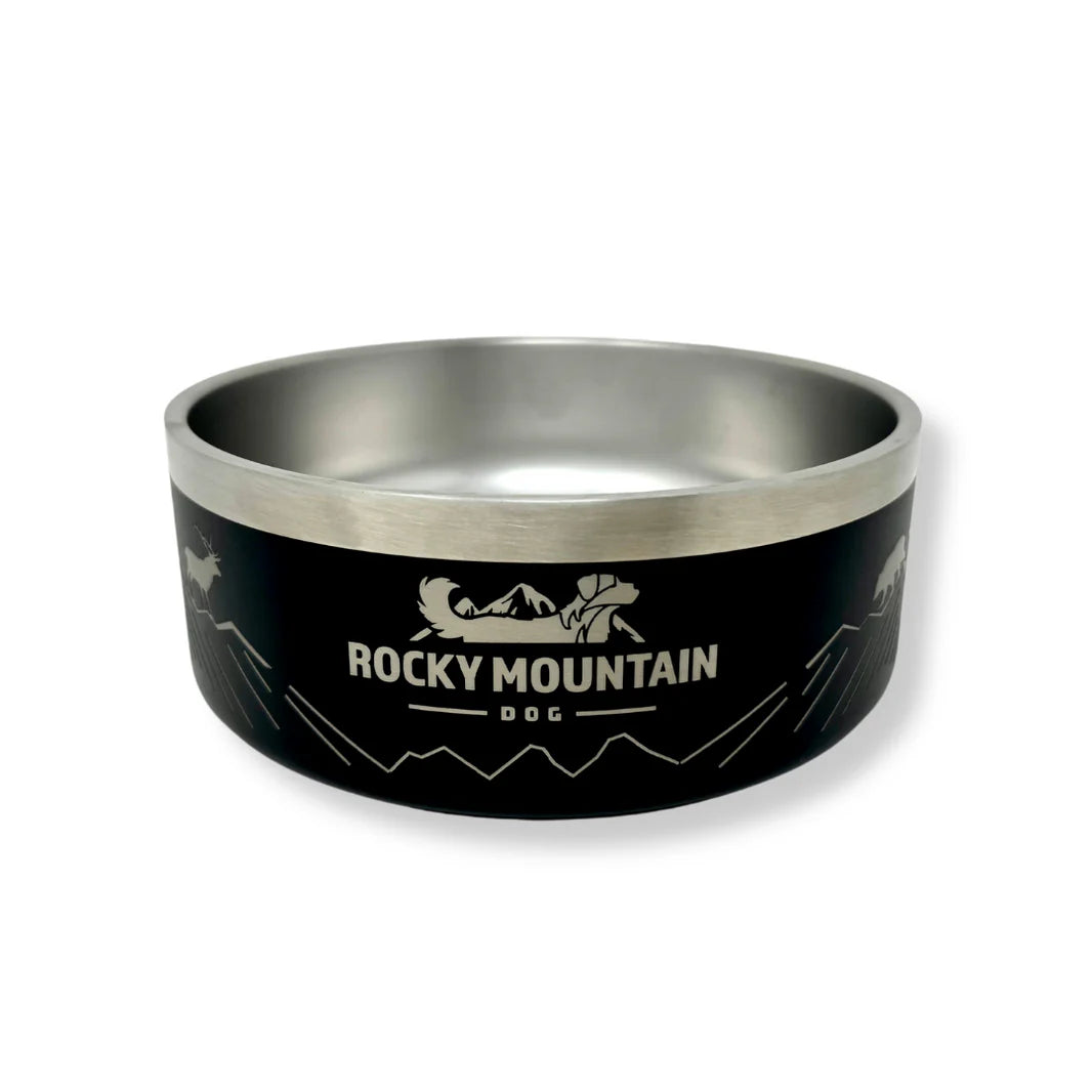 Stainless Steal 32 Oz Dog Bowl - Rocky Mountain