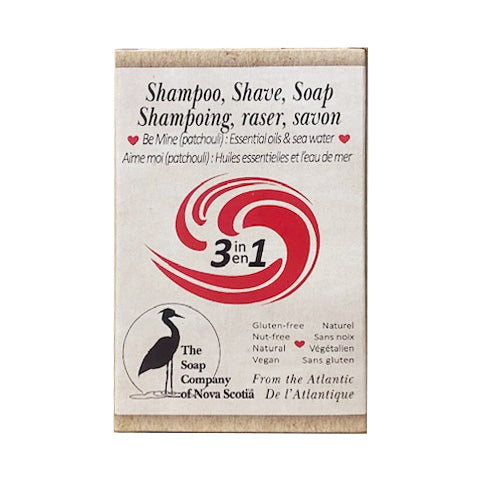 3 in 1 - Shampoo, Shave, Soap - The Soap Company of Nova Scotia